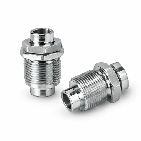 Polished Threaded Fitting, threaded fittings & plugs made in Lahore
